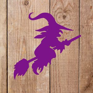 Witch on a Broom Stencil - Art and Wall Stencil - Image 5