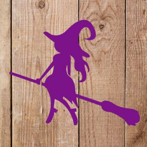 Witch on a Broom Stencil - Art and Wall Stencil - Image 5