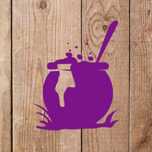 Witches Cauldron Stencil - Art and Wall Stencil - Image 5