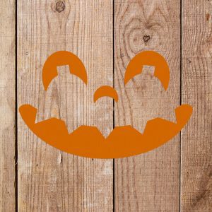 Pumpkin Face Stencil - Art and Wall Stencil - Image 3