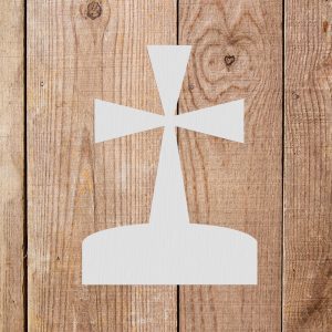 Cross Tombstone Stencil - Art and Wall Stencil - Image 5