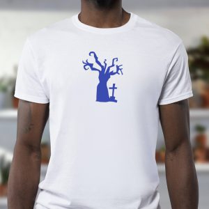 Dead Tree and Tombstone Stencil - Art and Wall Stencil - Image 3