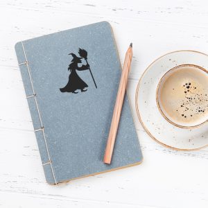 Witch with a Broom Stencil - Art and Wall Stencil - Image 3