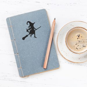 Witch on a Broom Stencil - Art and Wall Stencil - Image 3