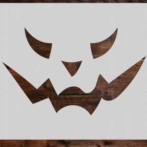 Pumpkin Face Stencil - Art and Wall Stencil