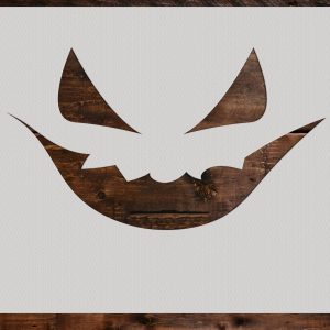Pumpkin Face Stencil - Art and Wall Stencil