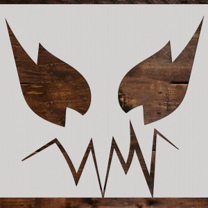 Pumpkin Face Stencil - Art and Wall Stencil