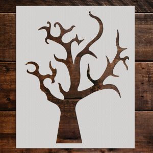Dead Tree Stencil - Art and Wall Stencil