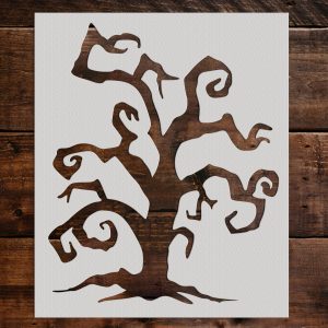 Dead Tree Stencil - Art and Wall Stencil