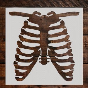 Bones Stencil - Art and Wall Stencil - Image 1