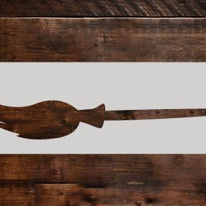 Witches Broom Stencil - Art and Wall Stencil