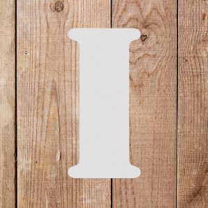 Letter I Stencil - Art and Wall Stencils - Image 4