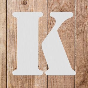 Letter K Stencil - Art and Wall Stencils - Image 5