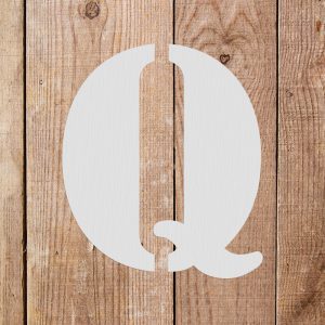 Letter Q Stencil - Art and Wall Stencils - Image 5