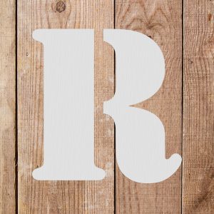 Letter R Stencil - Art and Wall Stencils - Image 4