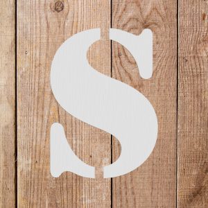Letter S Stencil - Art and Wall Stencils - Image 5