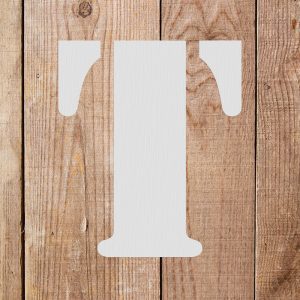 Letter T Stencil - Art and Wall Stencils - Image 4