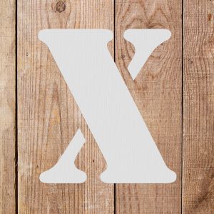 Letter X Stencil - Art and Wall Stencils - Image 4