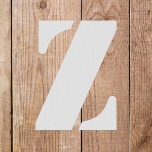 Letter Z Stencil - Art and Wall Stencils - Image 5