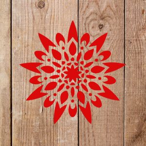 Sunburst Mandala Stencil - Art and Wall Stencils - Image 5