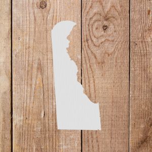 Delaware State Stencil- Art and Wall Stencil - Image 5