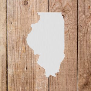 Illinois State Stencil- Art and Wall Stencil - Image 5