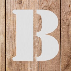 Letter B Stencil - Art and Wall Stencils - Image 5