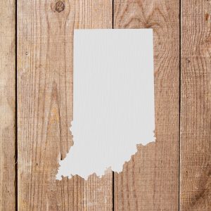 Indiana State Stencil- Art and Wall Stencil - Image 5