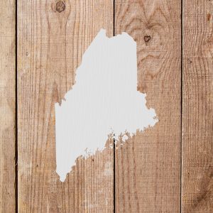 Maine State Stencil- Art and Wall Stencil - Image 4