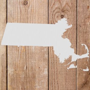 Massachusetts State Stencil- Art and Wall Stencil - Image 4