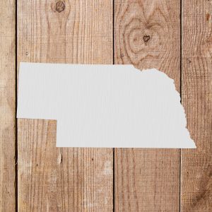 Nebraska State Stencil- Art and Wall Stencil - Image 4