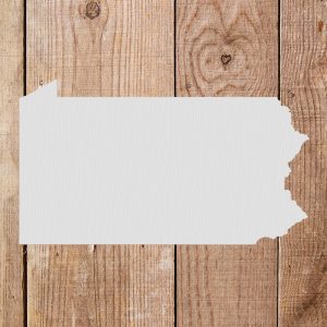 Pennsylvania State Stencil- Art and Wall Stencil - Image 4