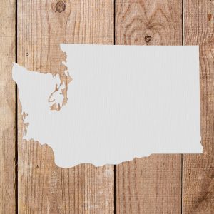 Washington State Stencil- Art and Wall Stencil - Image 4