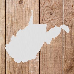 West Virginia State Stencil- Art and Wall Stencil - Image 4
