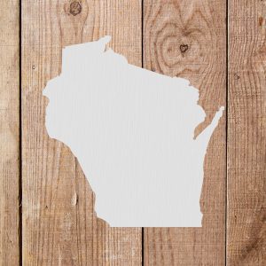 Wisconsin State Stencil- Art and Wall Stencil - Image 5
