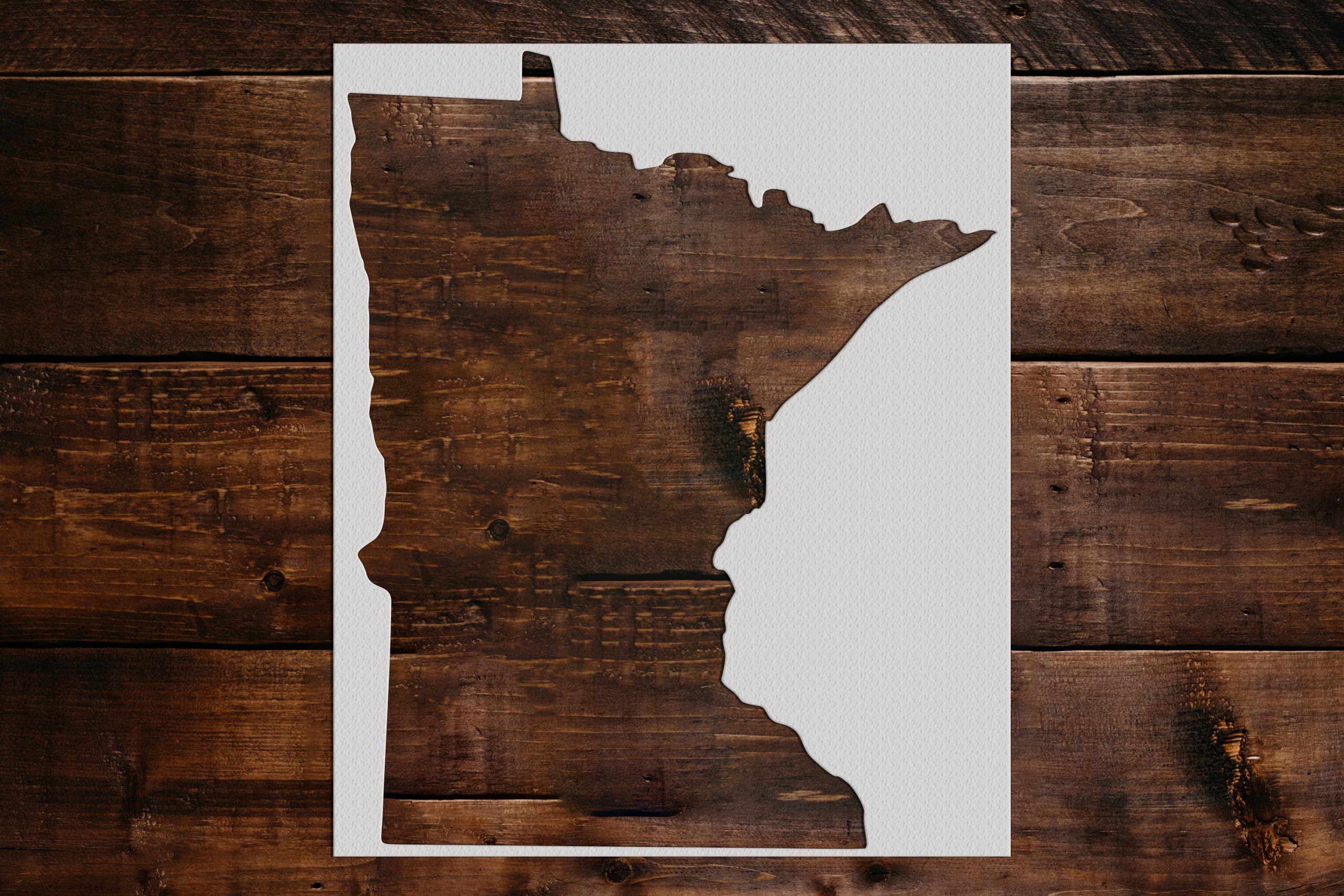 Minnesota State Stencil Art and Wall Stencil Stencil Giant