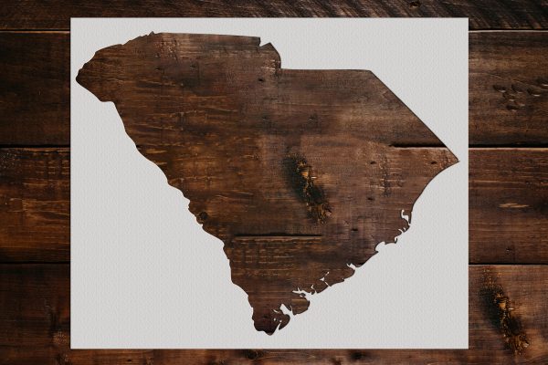 South Carolina State Stencil- Art and Wall Stencil - Stencil Giant