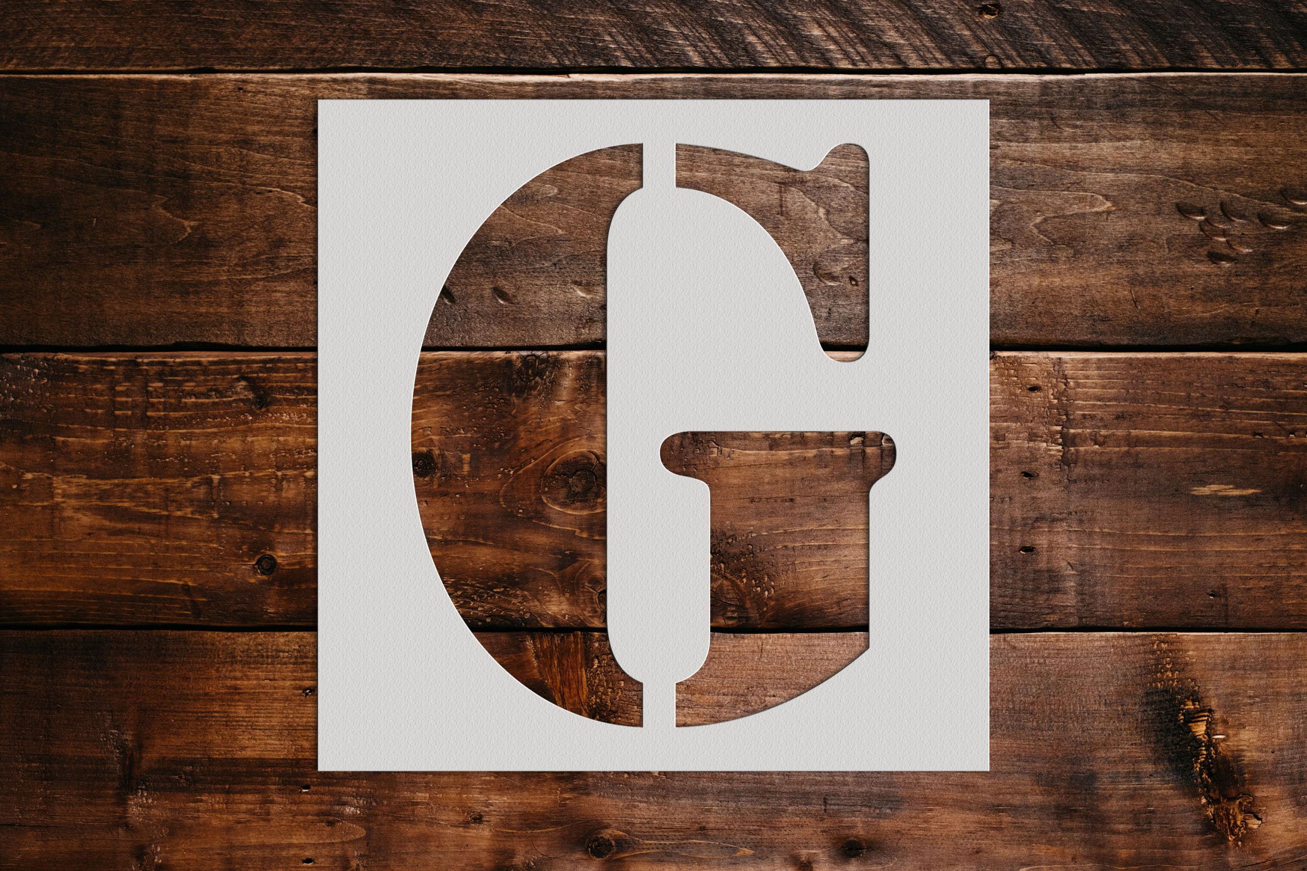 Letter G Stencil - Art and Wall Stencils