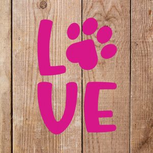 Love and Pet Stencil - Image 3