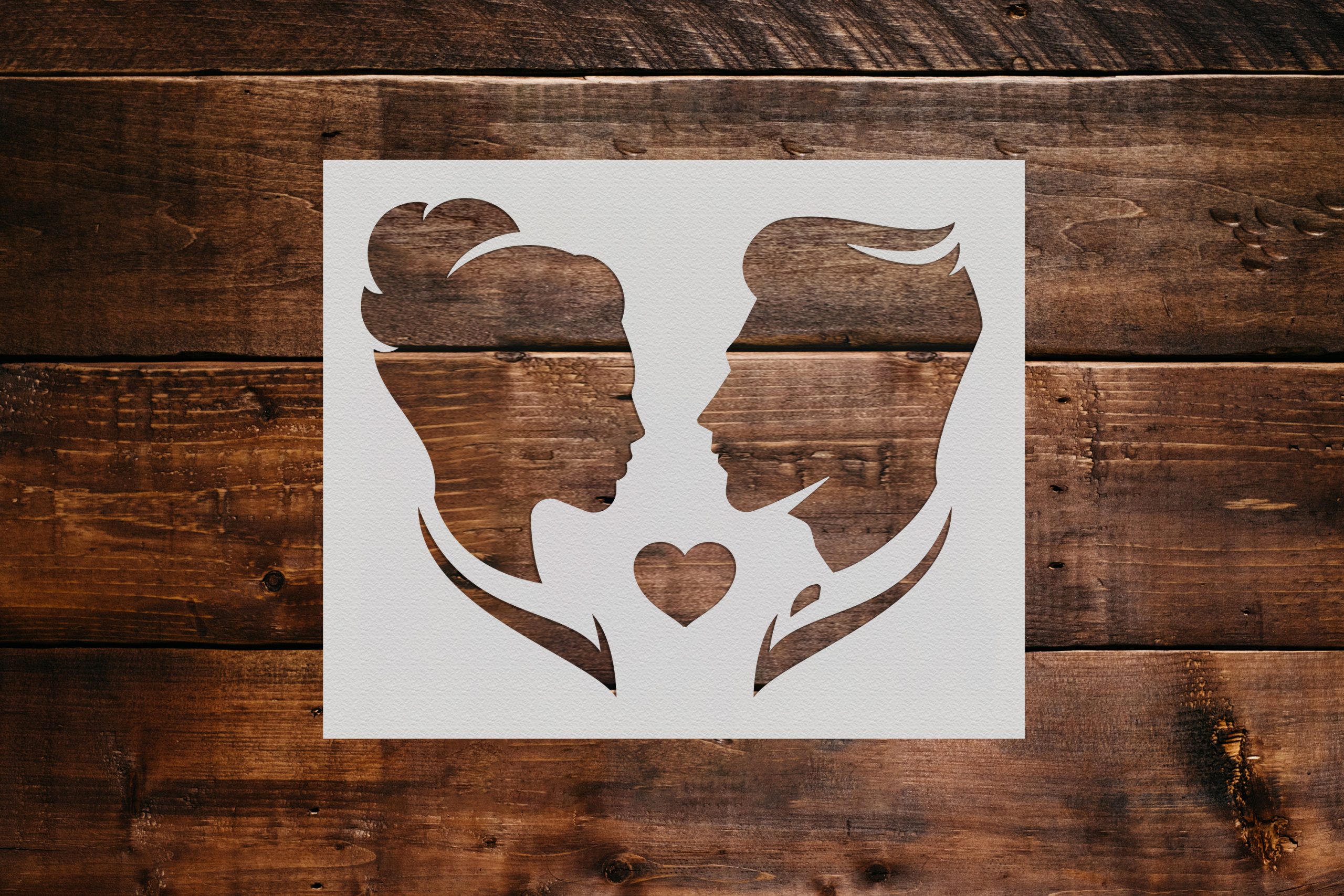 Wedding Stencil Stencil Giant