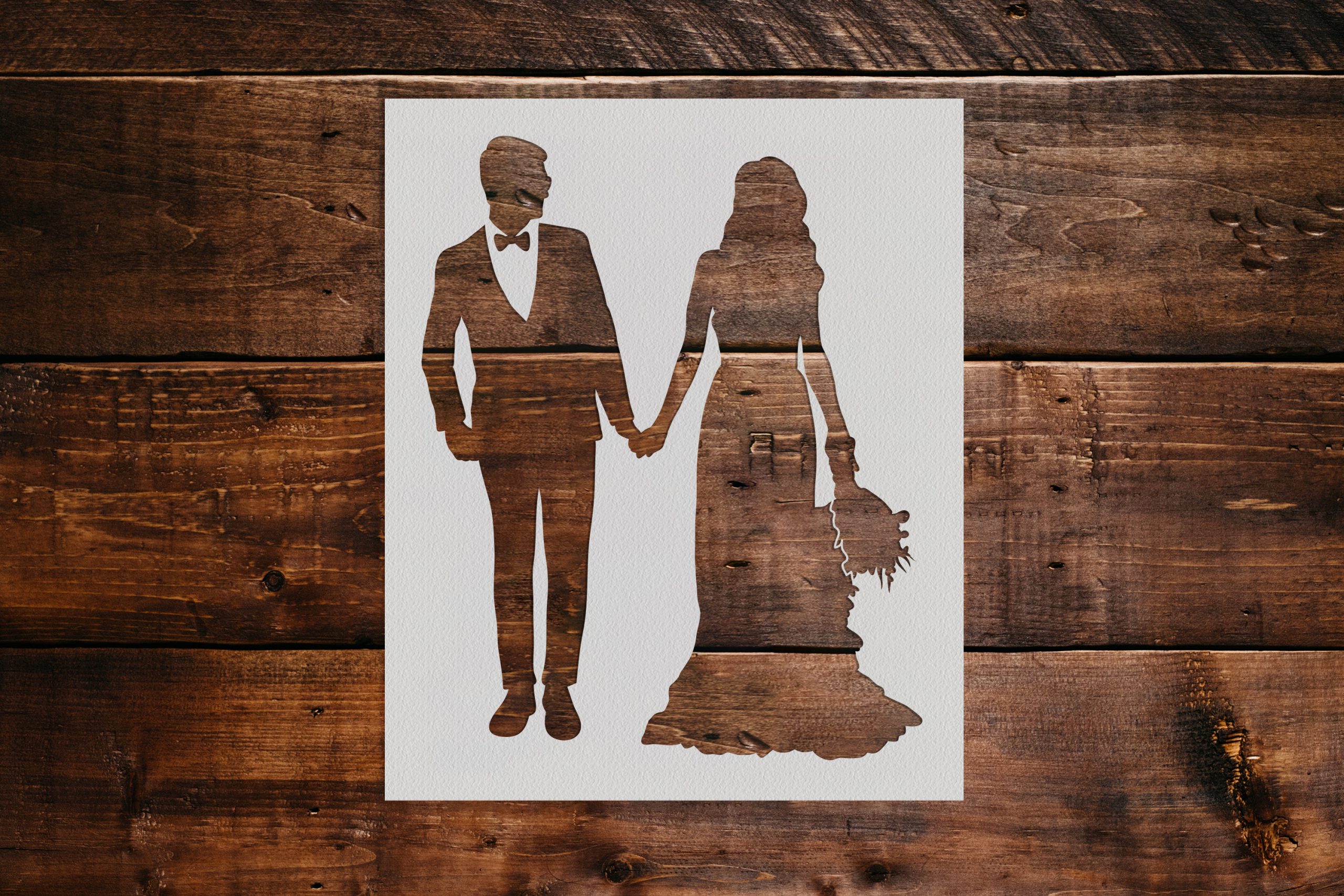 Wedding Stencil Stencil Giant