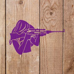 Military Rifle Stencil - Art and Wall Stencil - Image 3