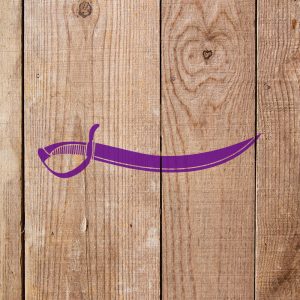 Arabian Sword Stencil - Art and Wall Stencil - Image 3