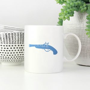 Flintlock Pistol Stencil - Art and Wall Stencil - Image 4