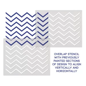 Geometric Design Stencil - Art and Wall Stencil - Image 3