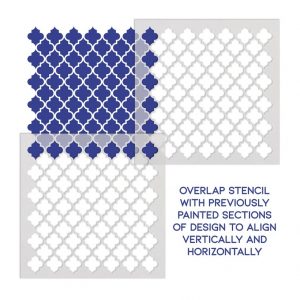 Geometric Design Stencil - Art and Wall Stencil - Image 3