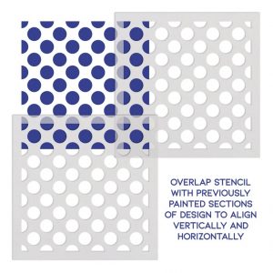 Geometric Design Stencil - Art and Wall Stencil - Image 3