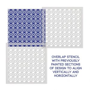 Geometric Design Stencil - Art and Wall Stencil - Image 3