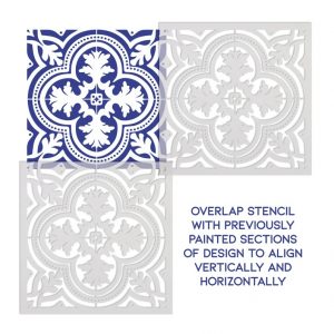 Geometric Design Stencil - Art and Wall Stencil - Image 3