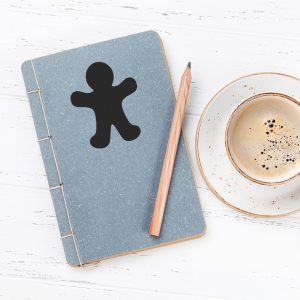 Gingerbread Man Face Stencil - Art and Wall Stencil - Image 3